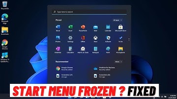 How to Fix Frozen Start Menu or Search Bar In Windows 11