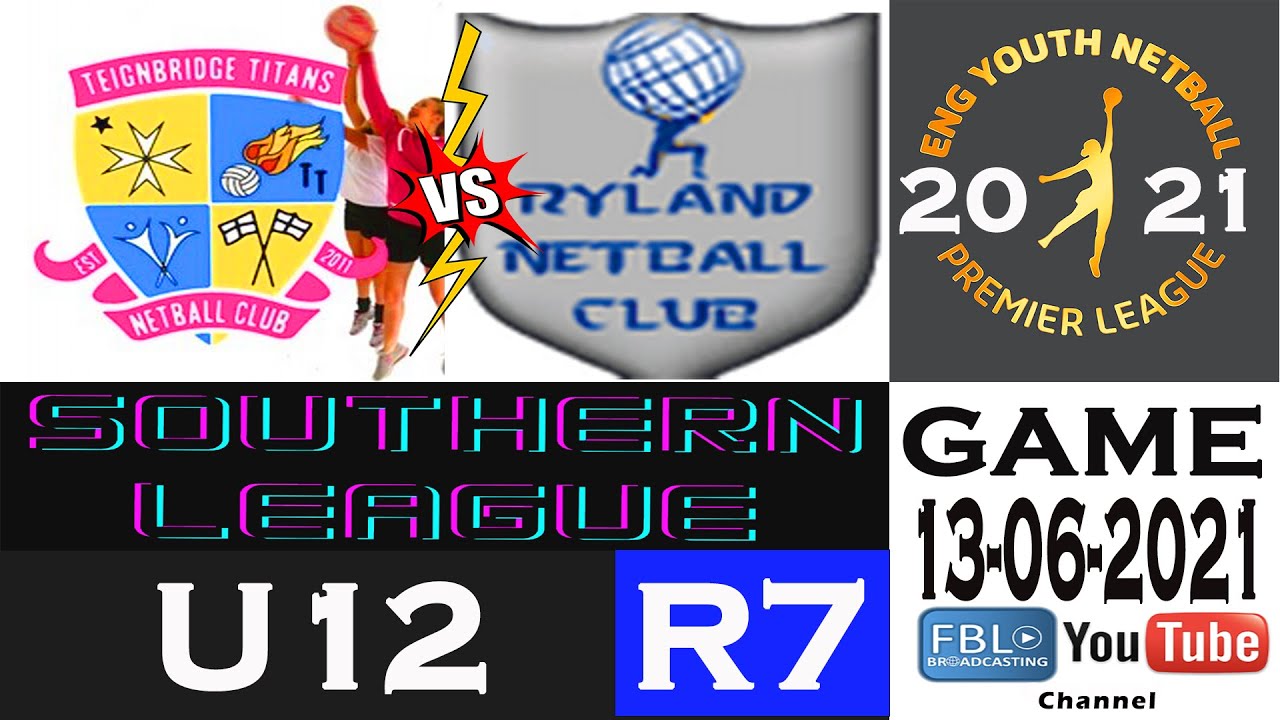 Ttnc Netball TTNC vs Ryland NC. 13/06/21. ENG Youth Netball Premiere League. U12 ...