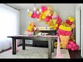 How To Balloon Garland Tutorial DIY | Ice Cream Balloon Garland Set Up