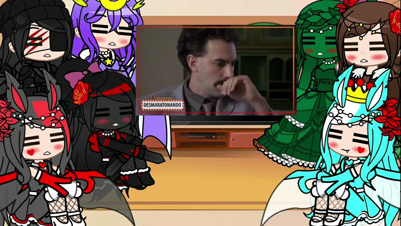 Kaijus fêmeas reagindo a desmaratonando gozilla:Godzilla a batalha final/Gacha Club\