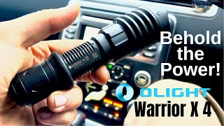 The OLight Warrior X 4 is a BEAST!!! - Full Review