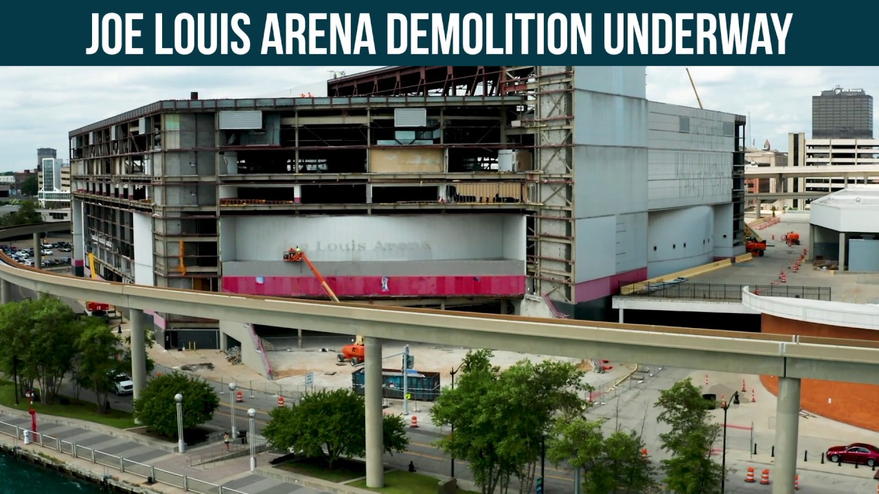 newspaper mockup After nearly 40 years of Red Wings history and memories, Joe Louis Arena is being demolished.