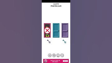 Brain Puzzle level 16 find the exit - gameplay walkthrough