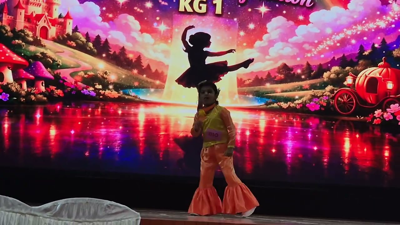 Anwartha's first solo dance performance @Jan 2026 @RPS KG1 Dance competition @kunji