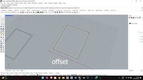 Rhino short hacks/ rectangle/ offset/ fillet corners