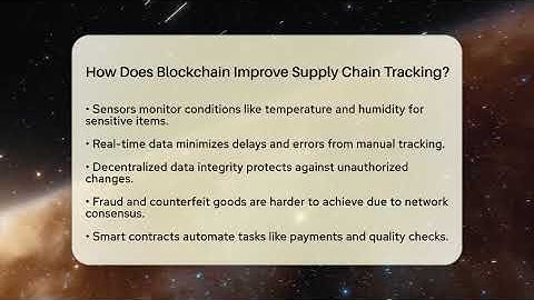 How Does Blockchain Improve Supply Chain Tracking? - Talking Tech Trends