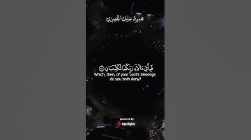 سورة الرحمن: السماء تتحول إلى وردة كالدهن في مشهد فائق الجمال