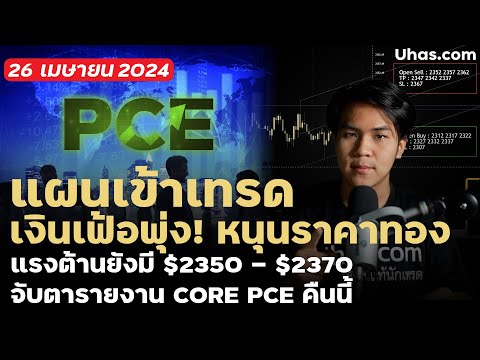 เงินเฟ้อพุ่ง! หนุนราคาทองคำพลิกฟื้น ตลาดรอดูรายงาน PCE I แผนเข้าเทรดทองคำ 26 เม.ย. 2024