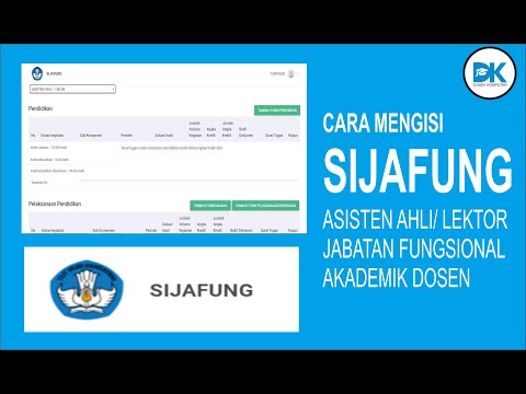 Cara Ajukan Kenaikan Jabatan Fungsional Dosen Asisten Ahli/Lektor di Sijafung