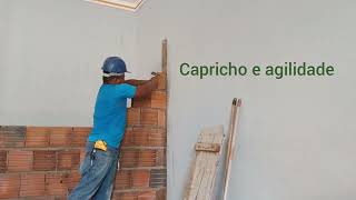 Como fazer boneca de parede veja #pedreiro#construção  #obra