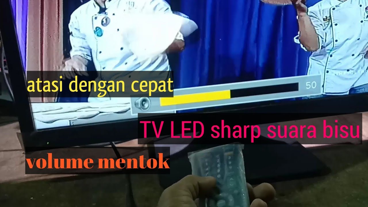 memperbaiki tv led sharp tidak ada suara gambar normal YouTube