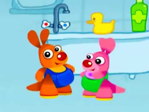 BabyTV Kenny and Goorie a bath english