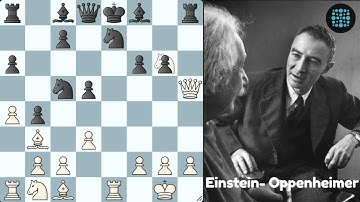Albert Einstein vs Robert Oppenheimer Princeton USA (1933)