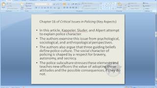 Ethical Dilemmas in Law Enforcement