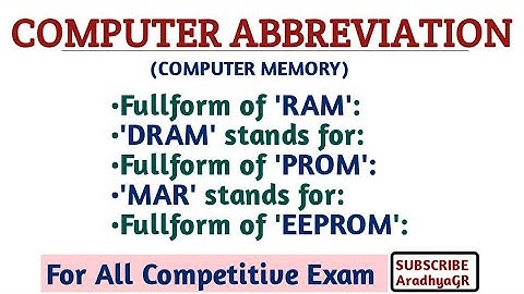 COMPUTER MEMORY MCQ
