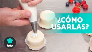 Cómo USAR las BOQUILLAS PASTELERAS  🎂 | Tipos de Boquillas y Cómo Usarlas ✅