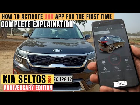 How to Register and activate   UVO app for the first time in KIA Seltos anniversary edition