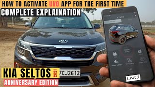 How to Register and activate   UVO app for the first time in KIA Seltos anniversary edition screenshot 4