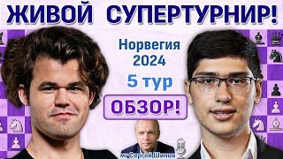 Обзор 5 тура! Ставангер 2024. Сергей Шипов ♛ Шахматы