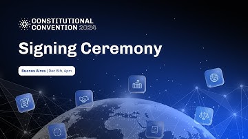A keynote speech by Charles Hoskinson at the historic Signing Ceremony of the Cardano Constitution