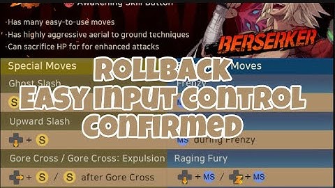 DNF Duel Rollback and Simple Button Control