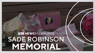 'You’re here with us in spirit': Sade Robinson memorial bench unveiled at Warnimont Park