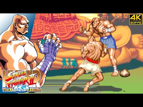 Hyper Street Fighter II - Sagat (T) (Arcade / 2003) 4K 60FPS