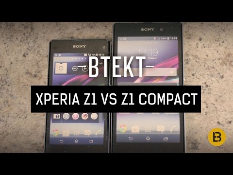 Sony Xperia Z1 Compact vs Sony Xperia Z1 CES 2014