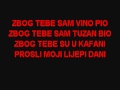 Serif konjevic-zbog tebe sam vino pio ~ DOMAĆE KARAOKE ~