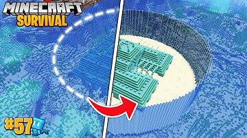 I Drained an Ocean Monument in Minecraft Survival #57