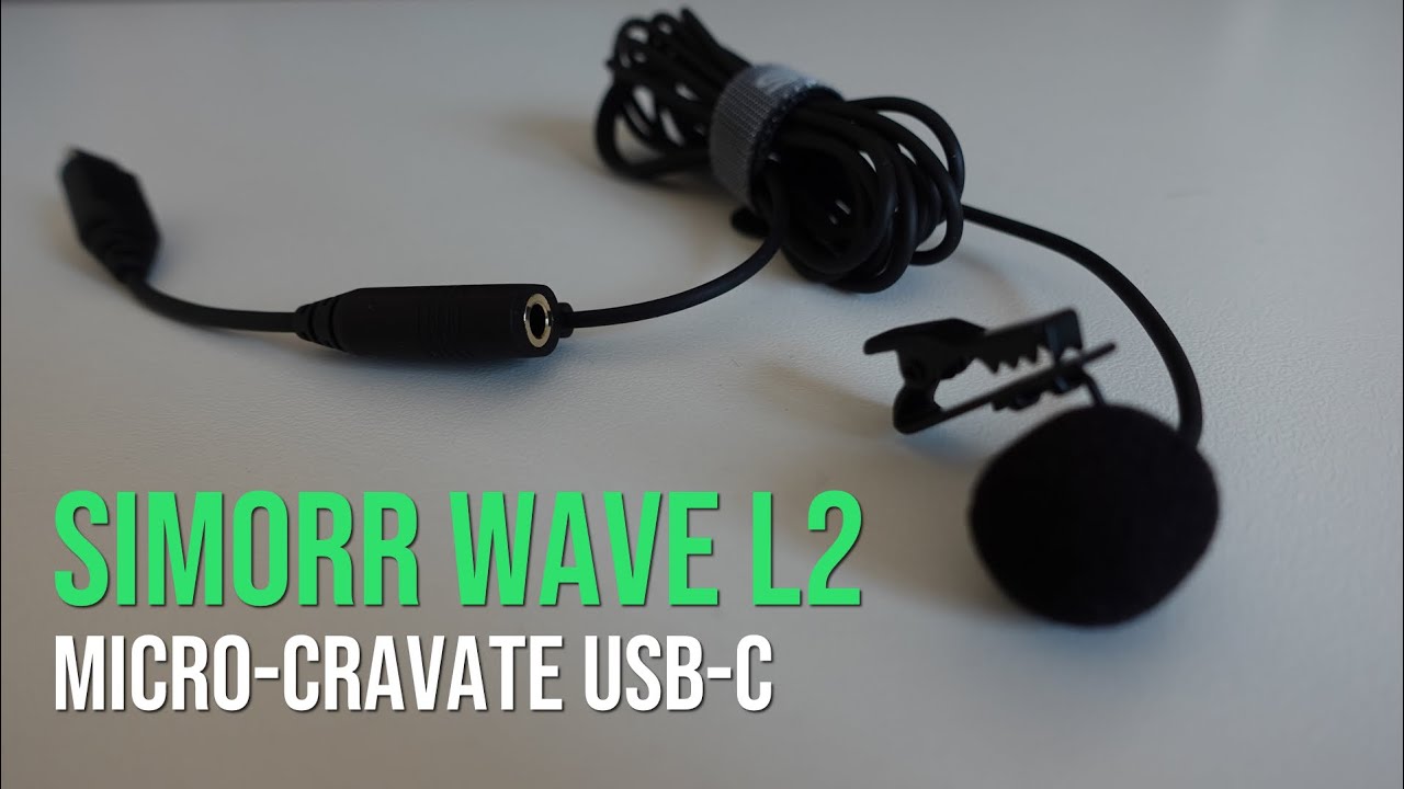 Micro cravate USB-C Simorr Wave L2 