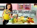 Compras de Supermercado Miniature para Muñecas - Comida de Juguetes Rement - Titi