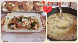 Oum Asma & فولوفون صلصة بيضاء بالدجاج حضريه في دقائق بنة روعة - أم أسماء / Vol au Vent ?