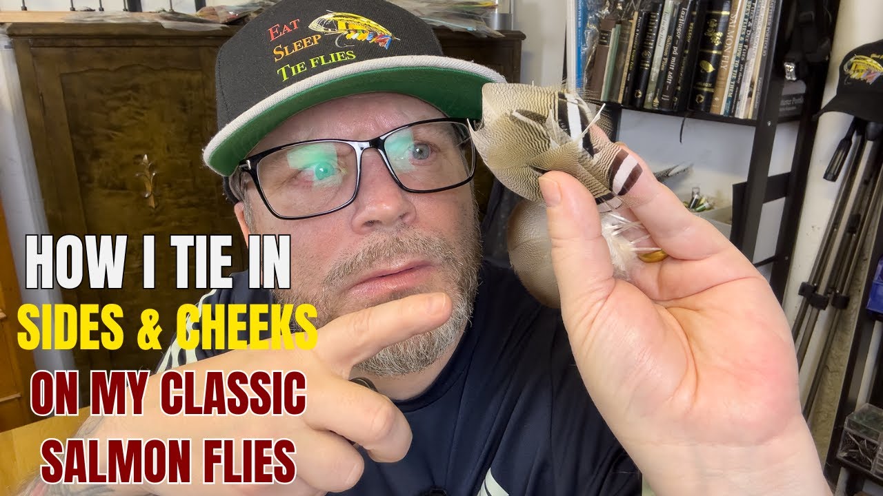 How i tie in the sides and cheeks on my classic salmon flies with Jonas Andersson