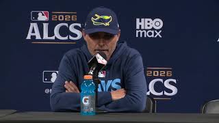 JAMES HILL SPORTS MLB TAMPA BAY RAYS SKIPPER KEVIN CASH ALCS PRE GM 2 TROPICANA FIELD CT 10-12-2026