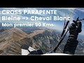 Cross parapente bleine  cheval blanc pos saint andr mon premier 90 kms