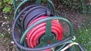 Strongway Garden Hose Reel Cart Holds 400ft. x 5/8in. Hose 