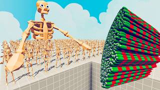 200x SKELETON + 1x GIANT vs EVERY GOD Totally Accurate Battle Simulator TABS