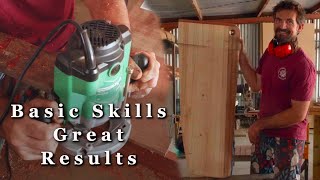 Building a Centerboard | creating a perfect foil with a router - Free Range Boat Build Stage. 2