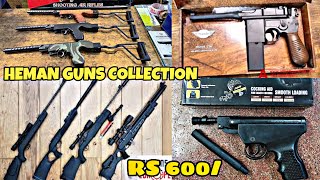 Heman Biggest AIR GUNS COLLECTION in INDIA - Pubg Guns, Pistols, Riffles, Sound Pistols 😱