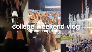 college weekend vlog @unc chapel hill || first football game, spin classes, seeing friends by Violet Elizabeth 965 views 1 year ago 29 minutes