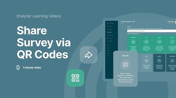 Share Survey via QR Codes