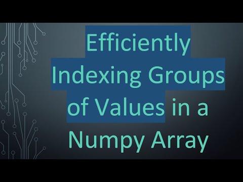 Efficiently Indexing Groups