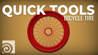 [Parameters] Procedural Bicycle Tire -  HDA (Houdini Digital Asset)