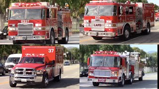 (Tone Out) LAFD Light Force 37, Engine 37 & Rescue 37