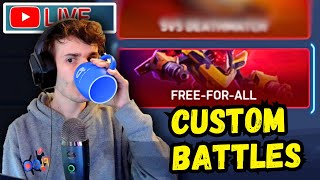 Custom Battles with Viewers LIVE - [Free-For-All]