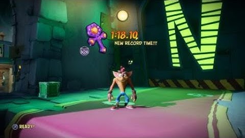 Cortex Castle, Purple Relic (1:18.10) - Crash Bandicoot™ 4: It