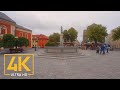 Charming old town of klaipda lithuania walking tour with city sounds 4k ultra