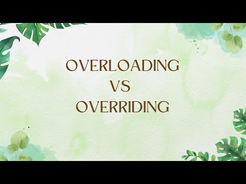 Overloading vs Overriding in Java | What’s the Difference? | OOP Tutorial in Hindi