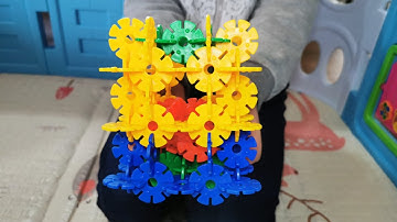 Snowflake building blocks idea/Creative building - Sauce in the box